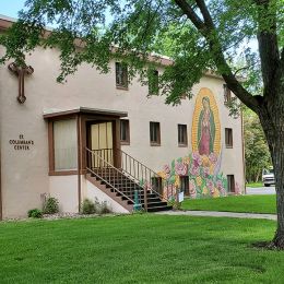 Retreat Center with mural